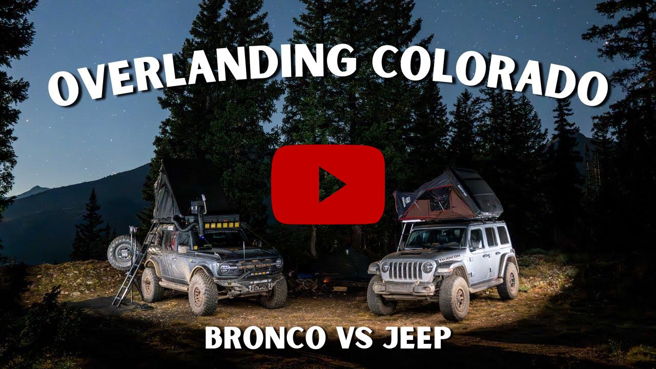 Peak Overland Jeep Wrangler Rubicon 392 ‘Thunder’ on a Colorado mountain trail, as seen in Roaming the Rockies.