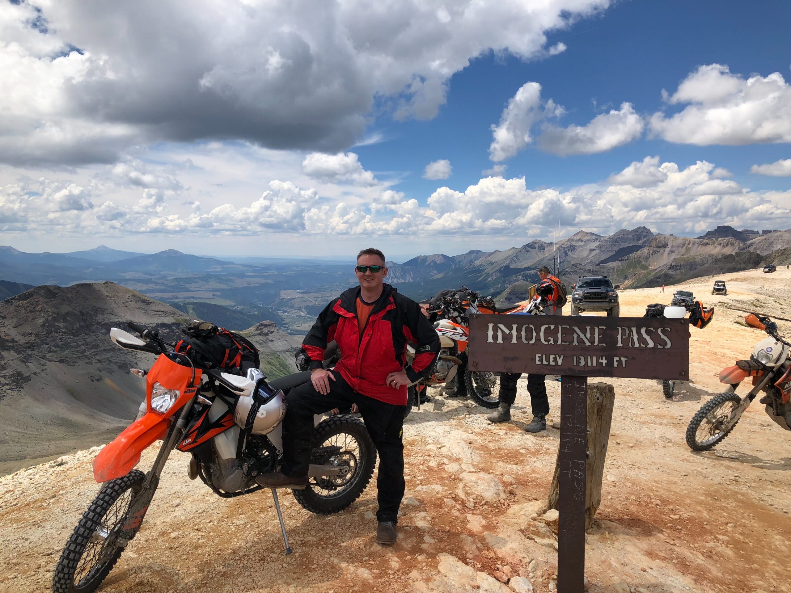 Founder of Peak Overland, standing in the Colorado mountains.